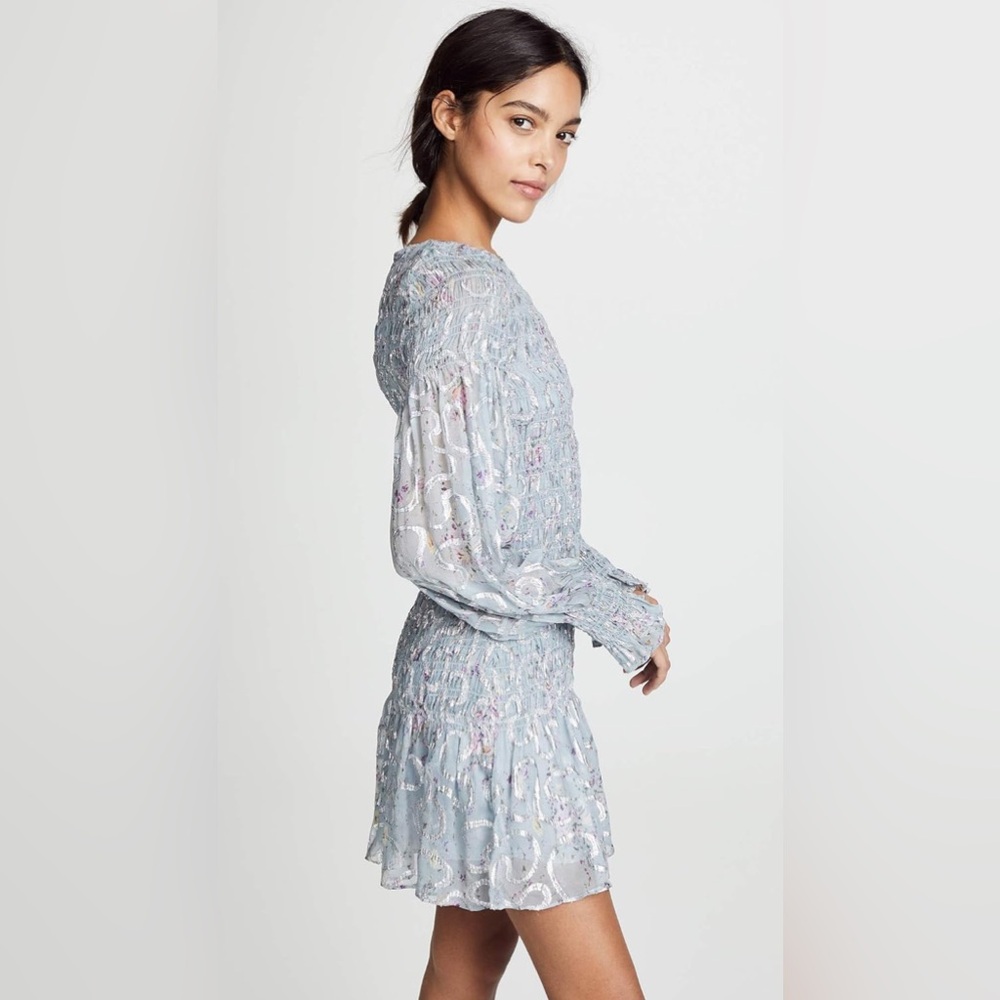 LoveShackFancy Lavender Sequin Mini Dress - Picture 6 of 11